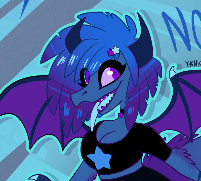 Nova (dragon raptor fursona)