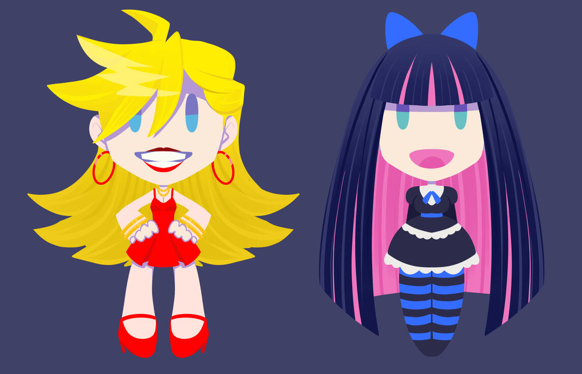 Panty and Stocking Chibis