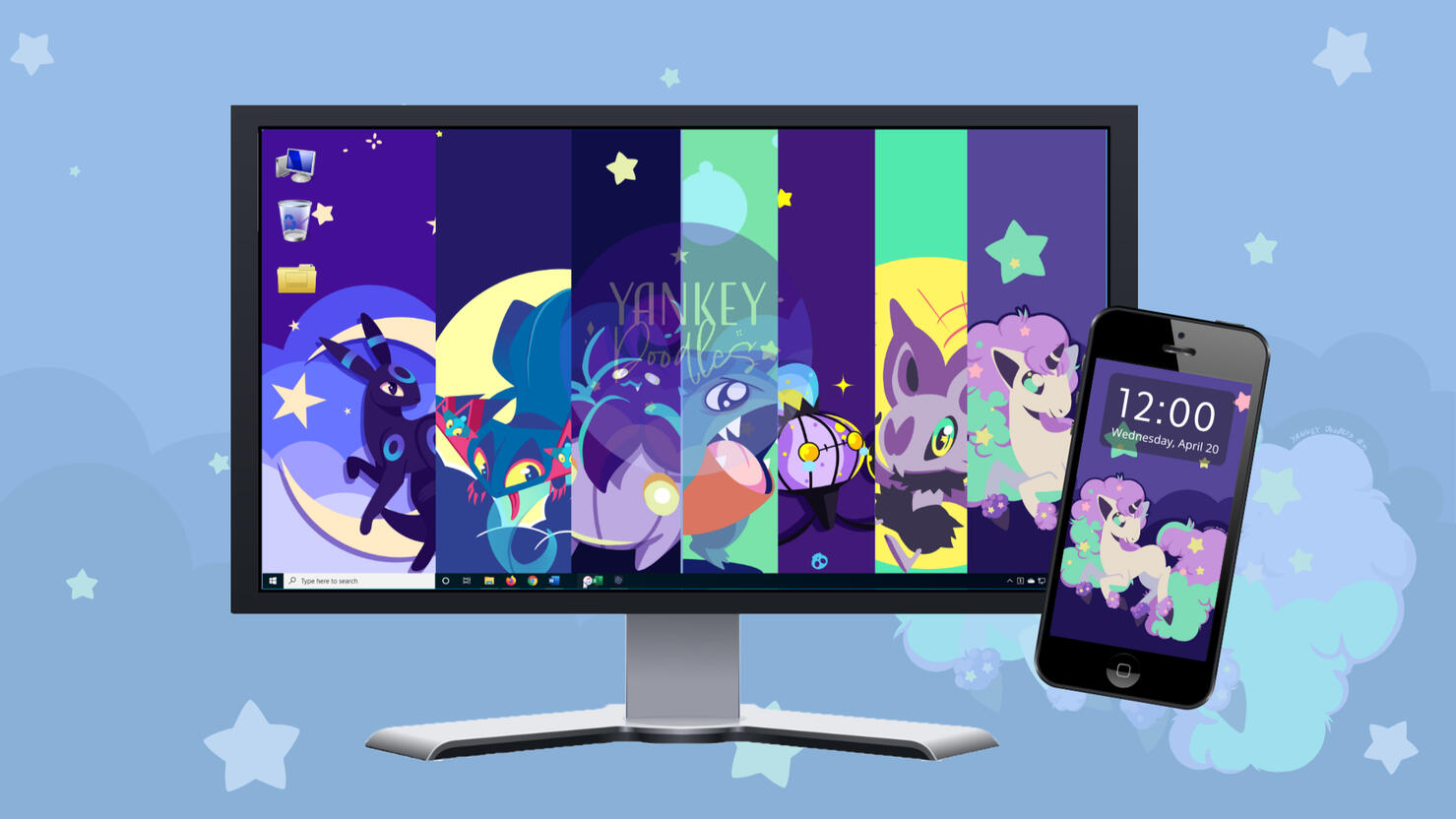 Check out my gumroad to buy my art as a desktop and/or mobile wallpaper!