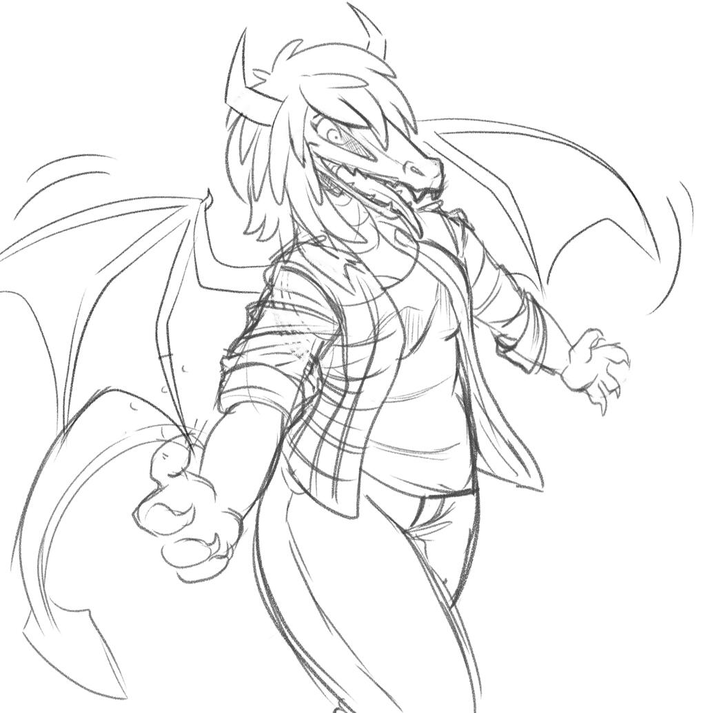 Hug Sketch