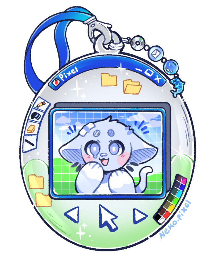 Meet Pixel, mascot for Neko.Pixel!