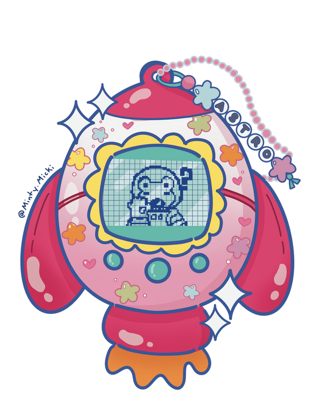 Minty's mascots are an astronaut named Astro and an alien named Star!