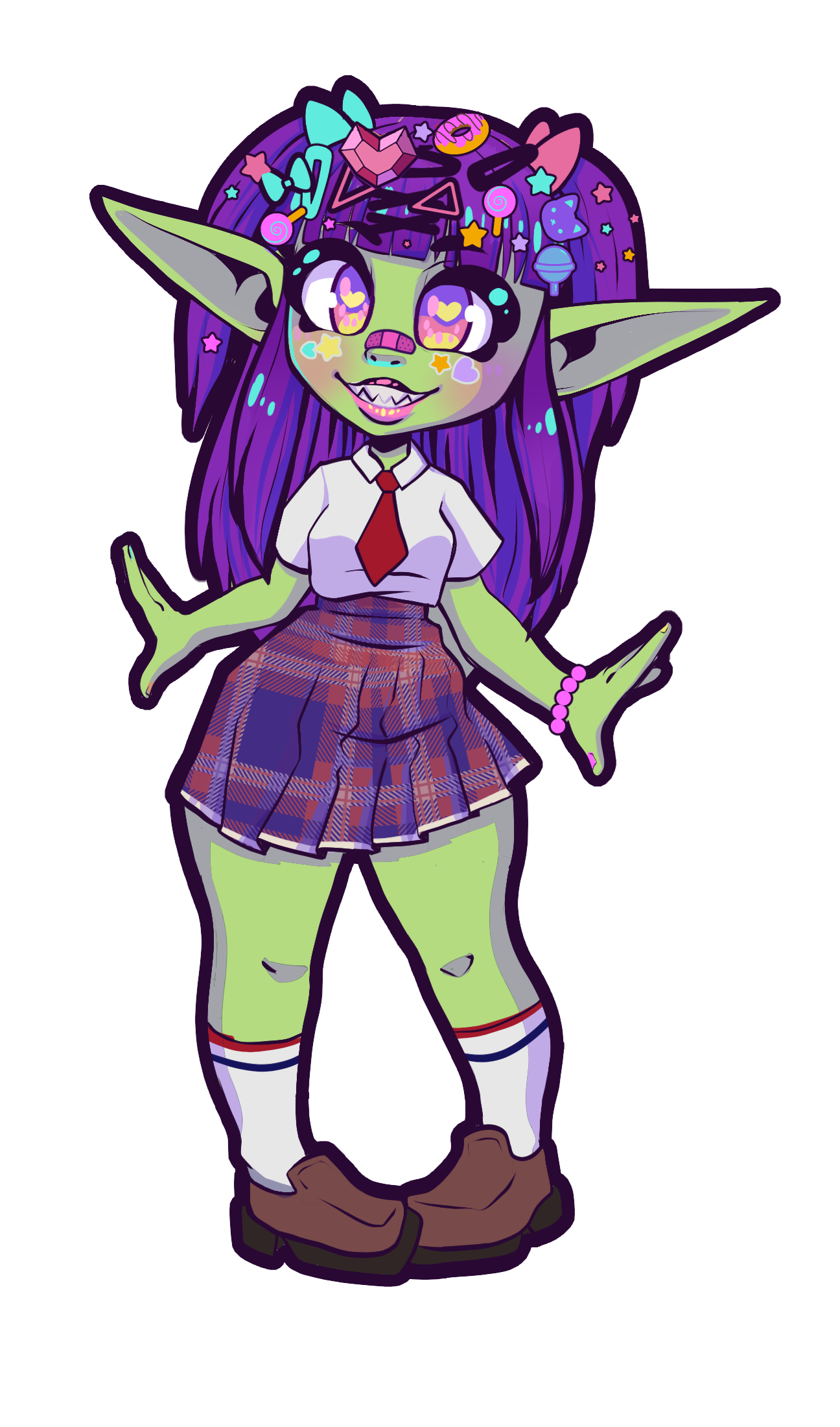 Her School Girl Outfit